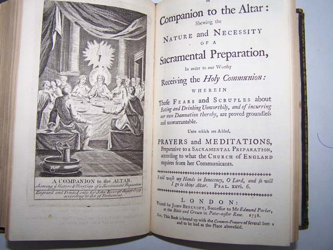 Sir Montague Cholmeley's BOOK OF COMMON PRAYER published in Oxford in 1757. — image 6